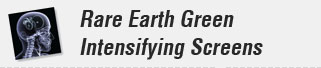 Rare Earth Green Intensifying Screens